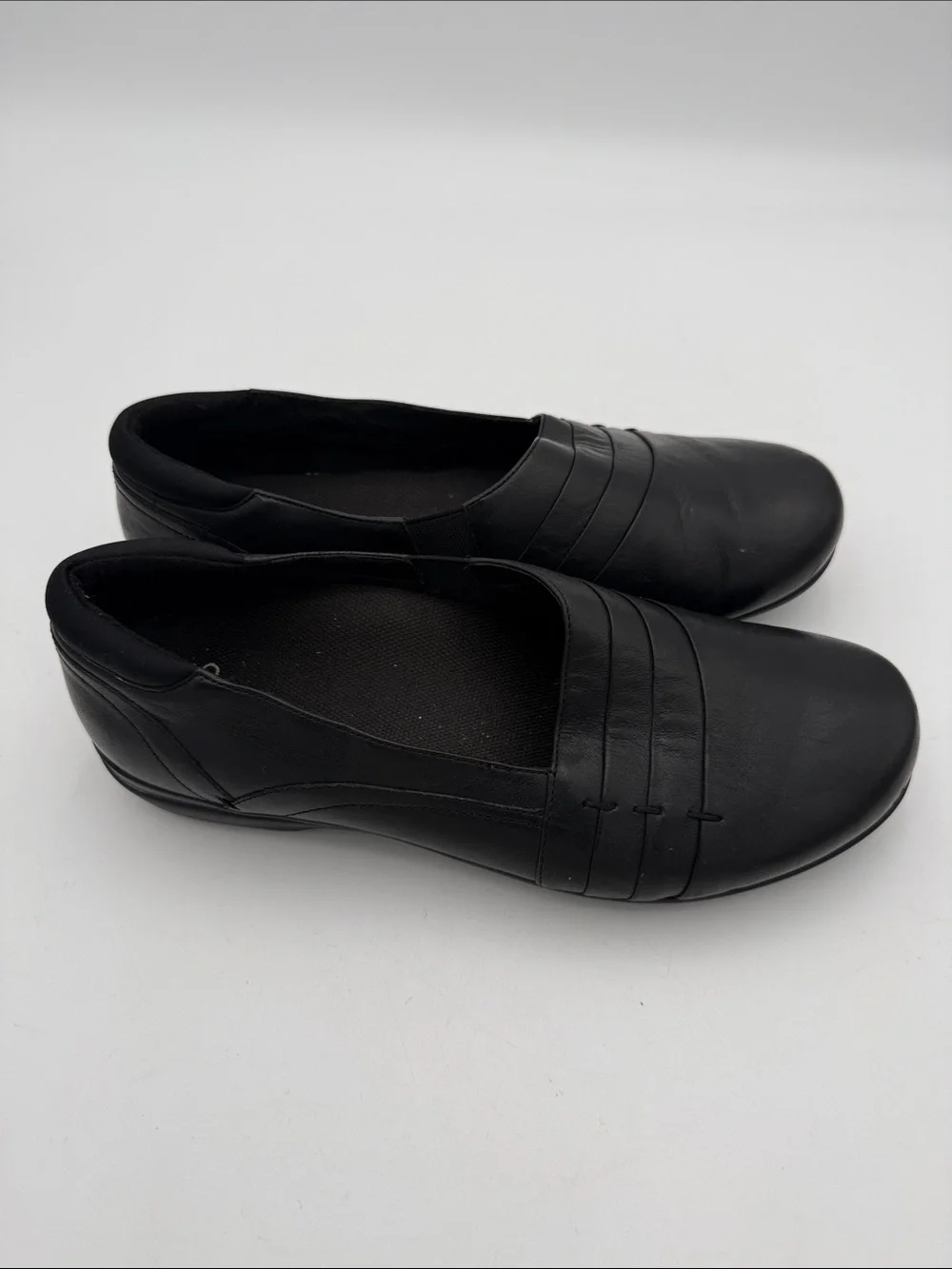 Abeo Everyday Black Slip-On Comfort Flats - Women 8.5 N comfort office retro Y2K